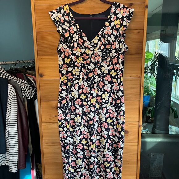 Rachel Roy Floral Dress Below the Knee Bodycon - Picture 4 of 7